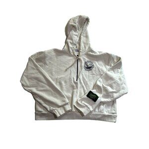 Danzy Pickleball Quarter Zip Hoodie in White
